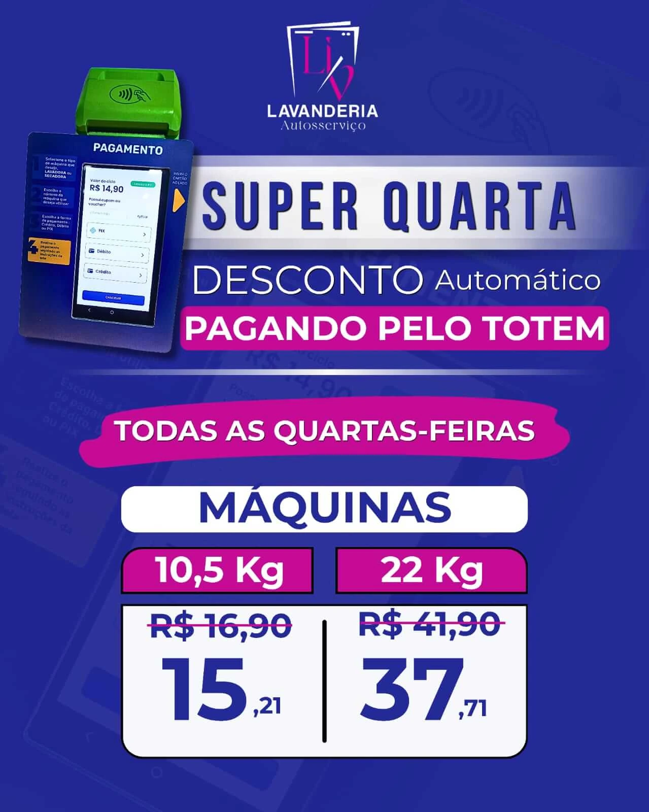 Promoção LIV Lavanderia