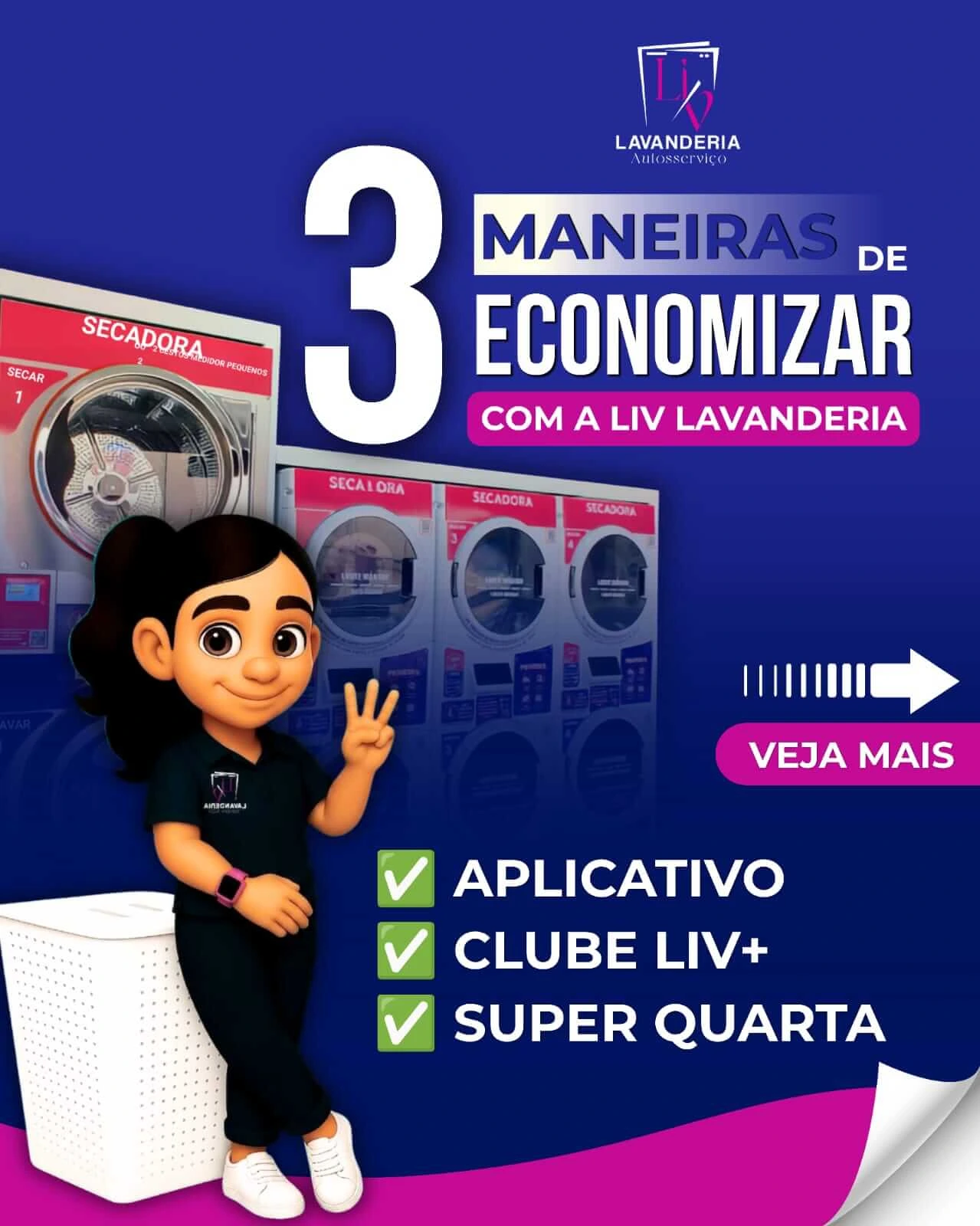 Promoção LIV Lavanderia